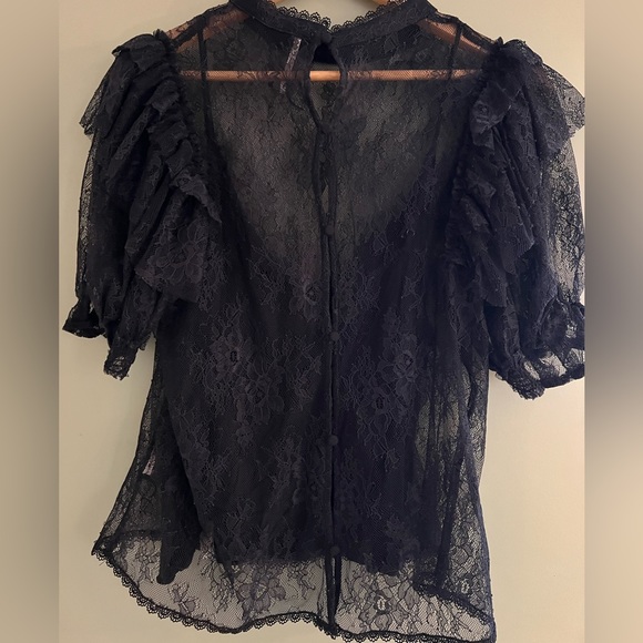 FreePeople Secret Admirer Lace Top - Picture 2 of 4